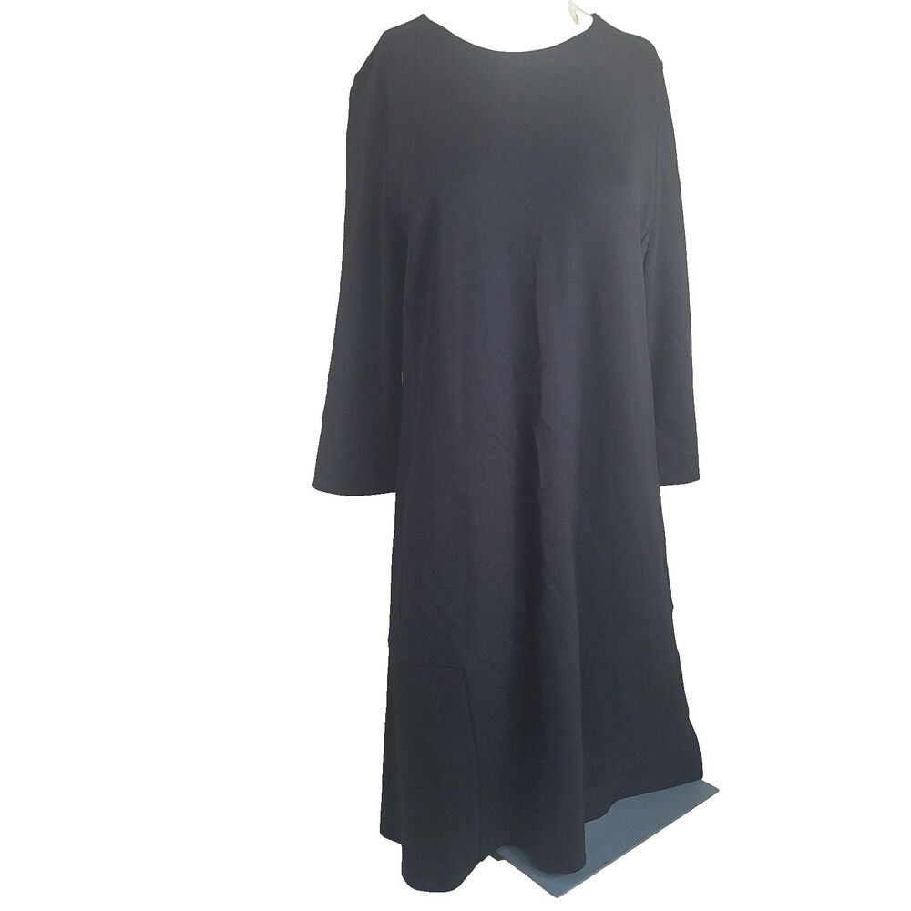 NEW J. Jill Ponte Medium dress shift stretch longsleeve crewneck
